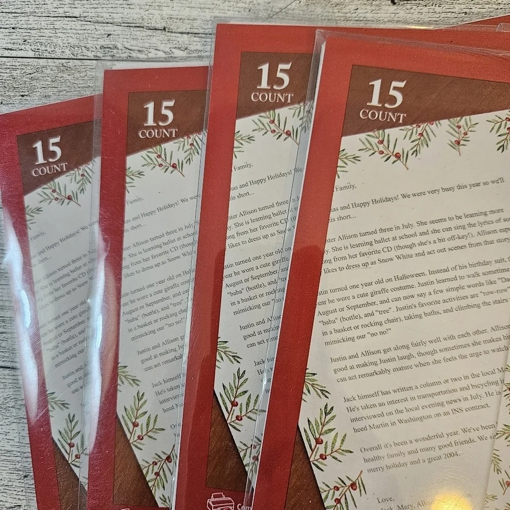 Christmas Stationery Photo Letter Printer Paper 8.5